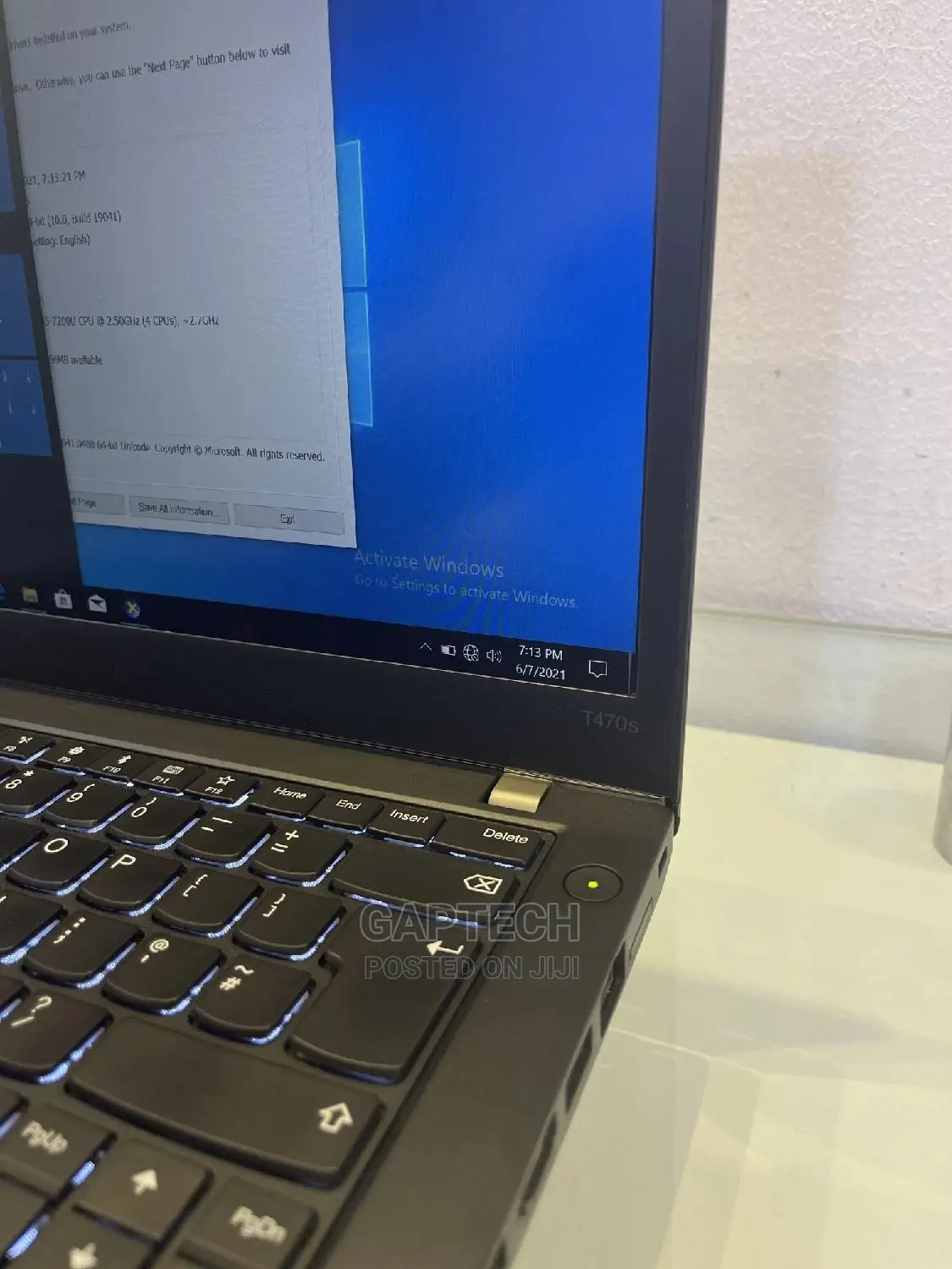 Laptop Lenovo ThinkPad T470s 24GB Intel Core I5 SSD 256GB