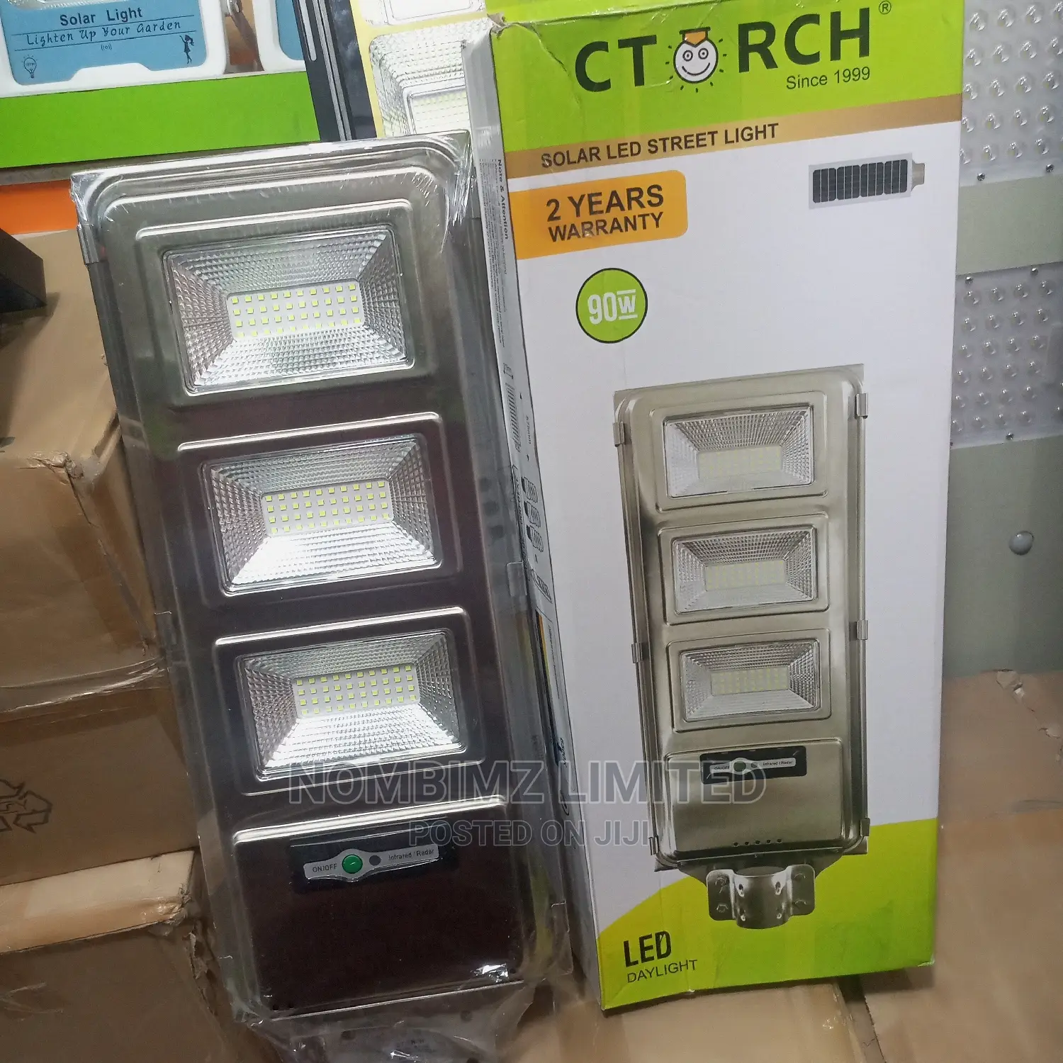 C Torch Original Product 90w All in One Solar Street