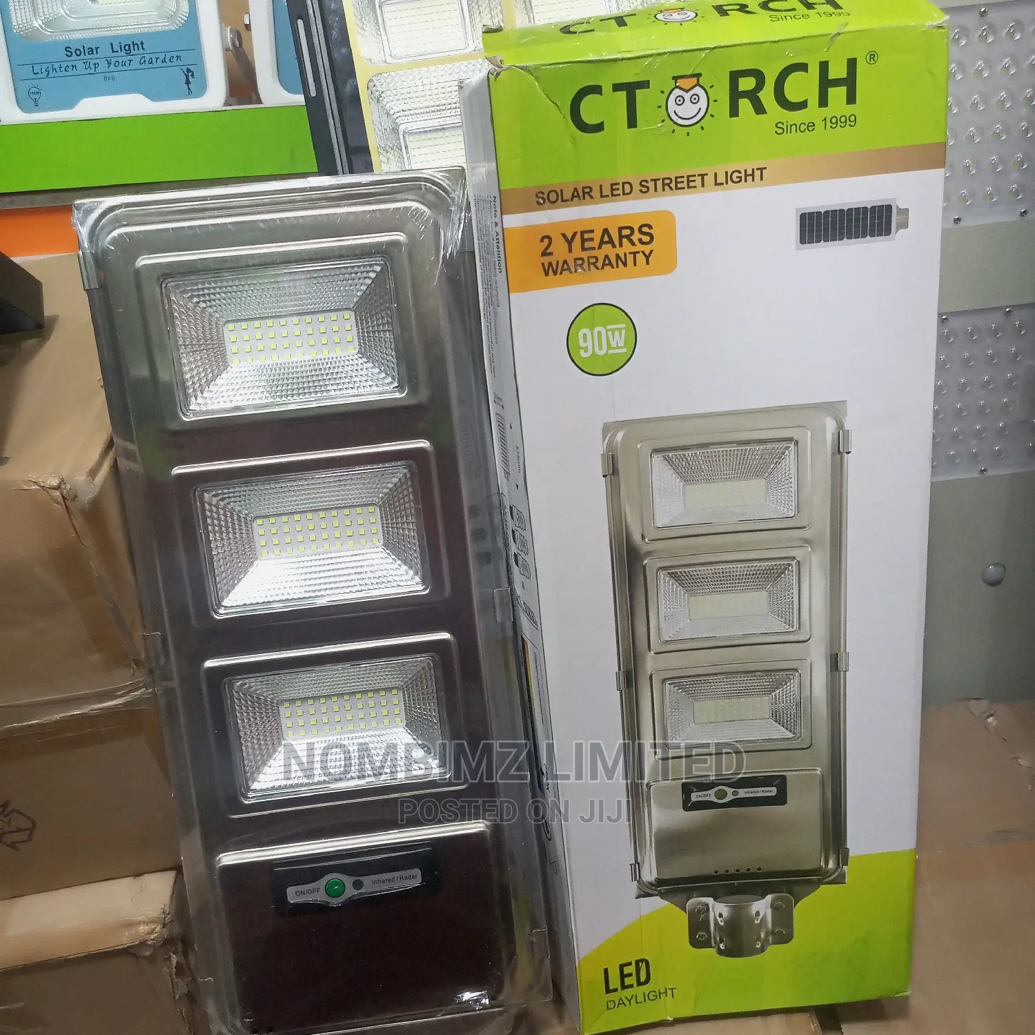 C Torch Original Product 90w All in One Solar Street