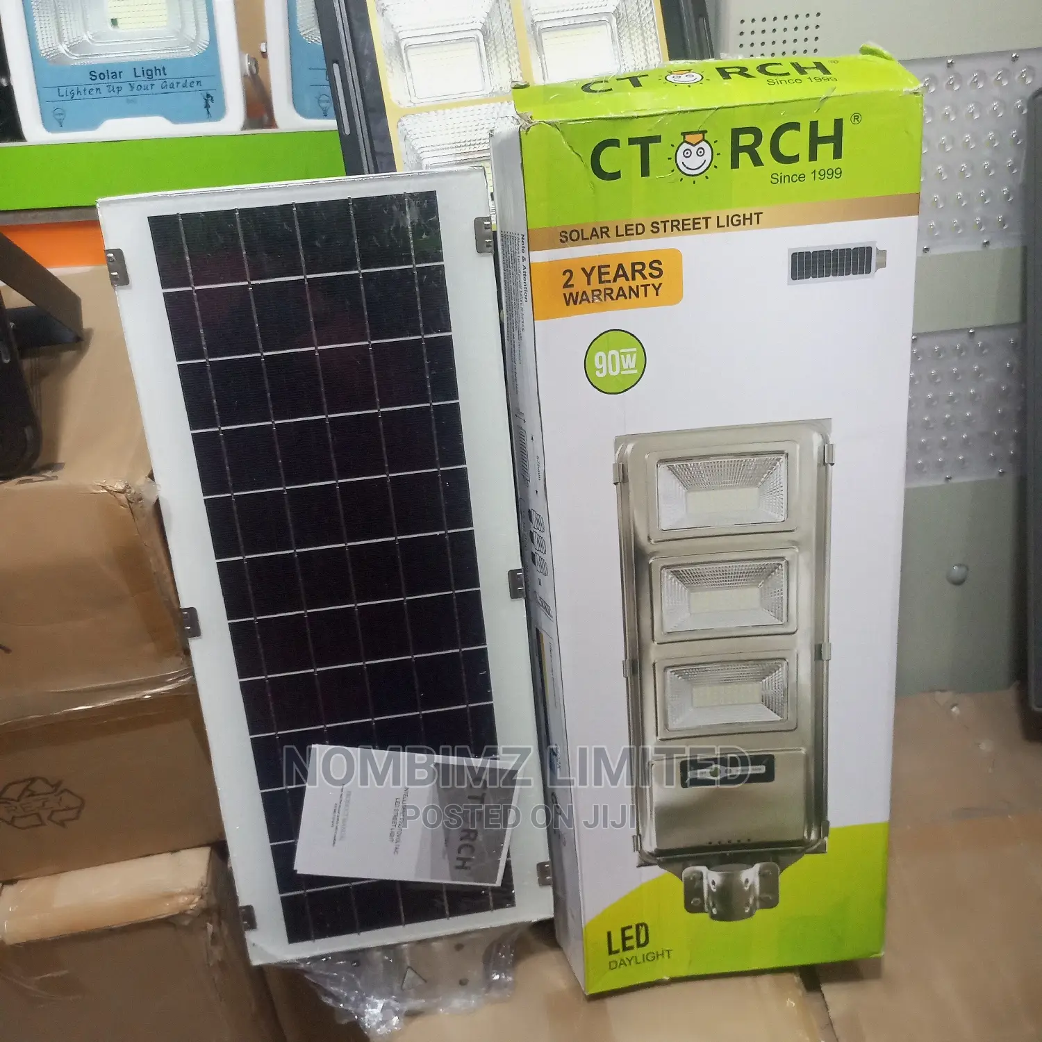 C Torch Original Product 90w All in One Solar Street