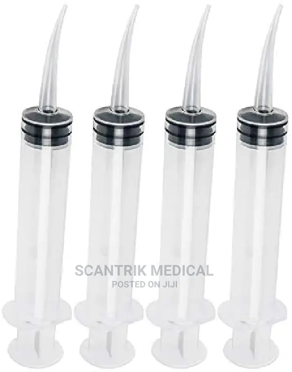 Elbow Syringe Dental Impression Syringes 100ml Conveyor