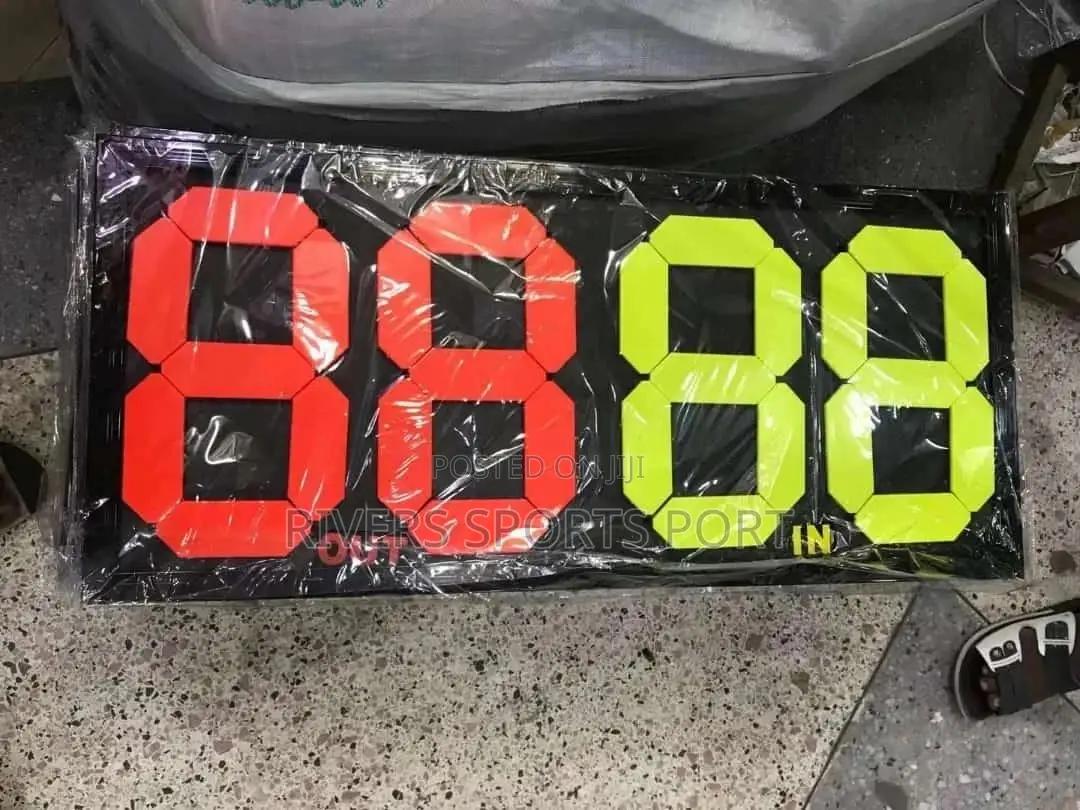 In AND OUT Football Substitution Board, Soccer Change Board
