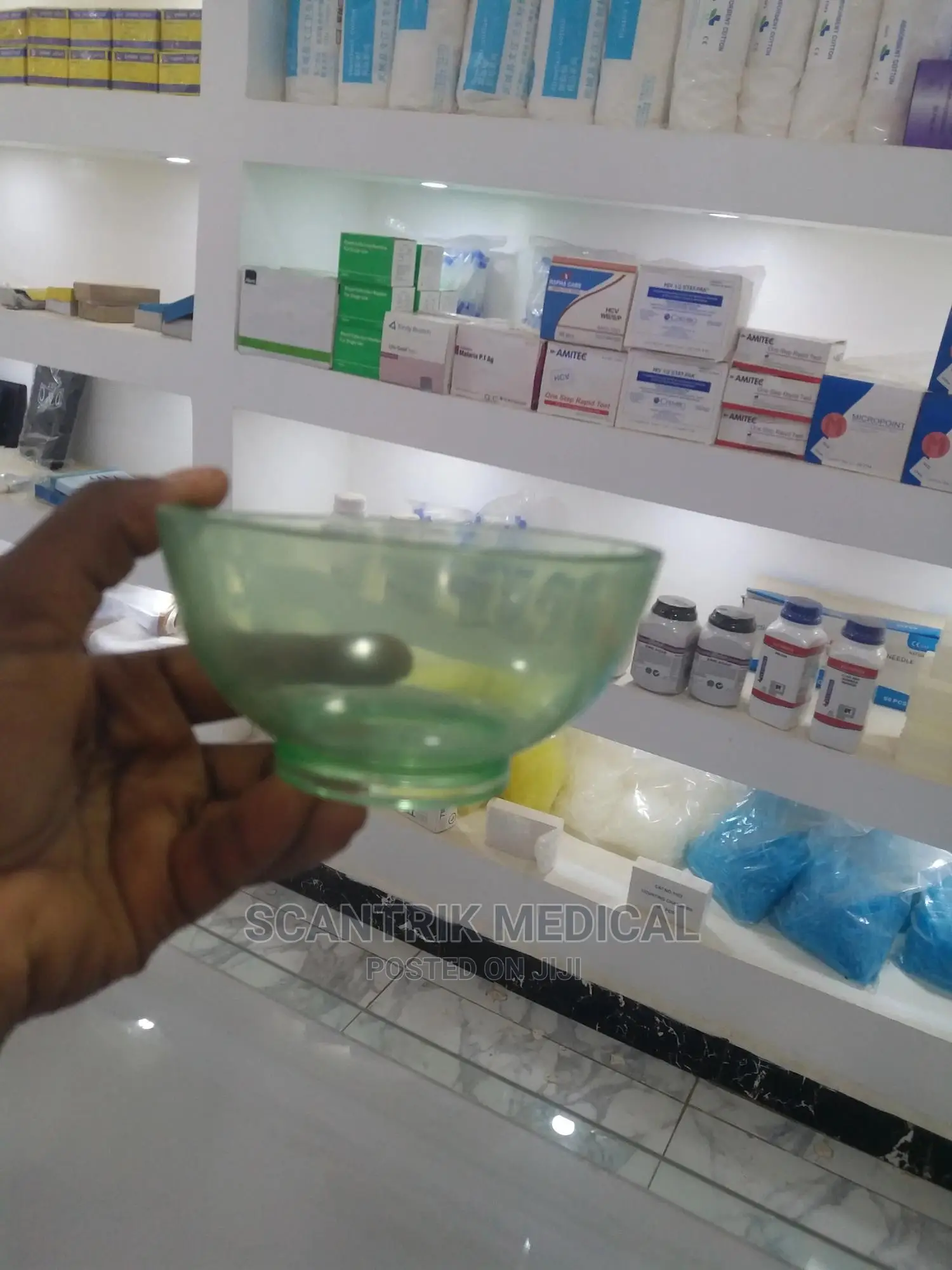 Dental Rubber Mixing Bowl Cup Instrument Plastic Lab Silicon