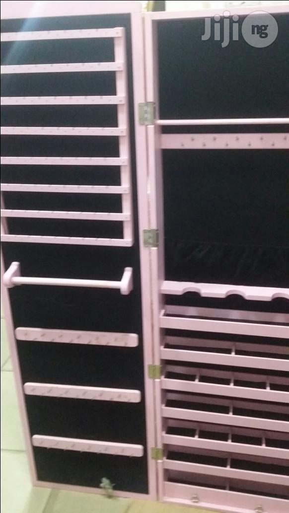 Standing Mirror With Storage Security Chef