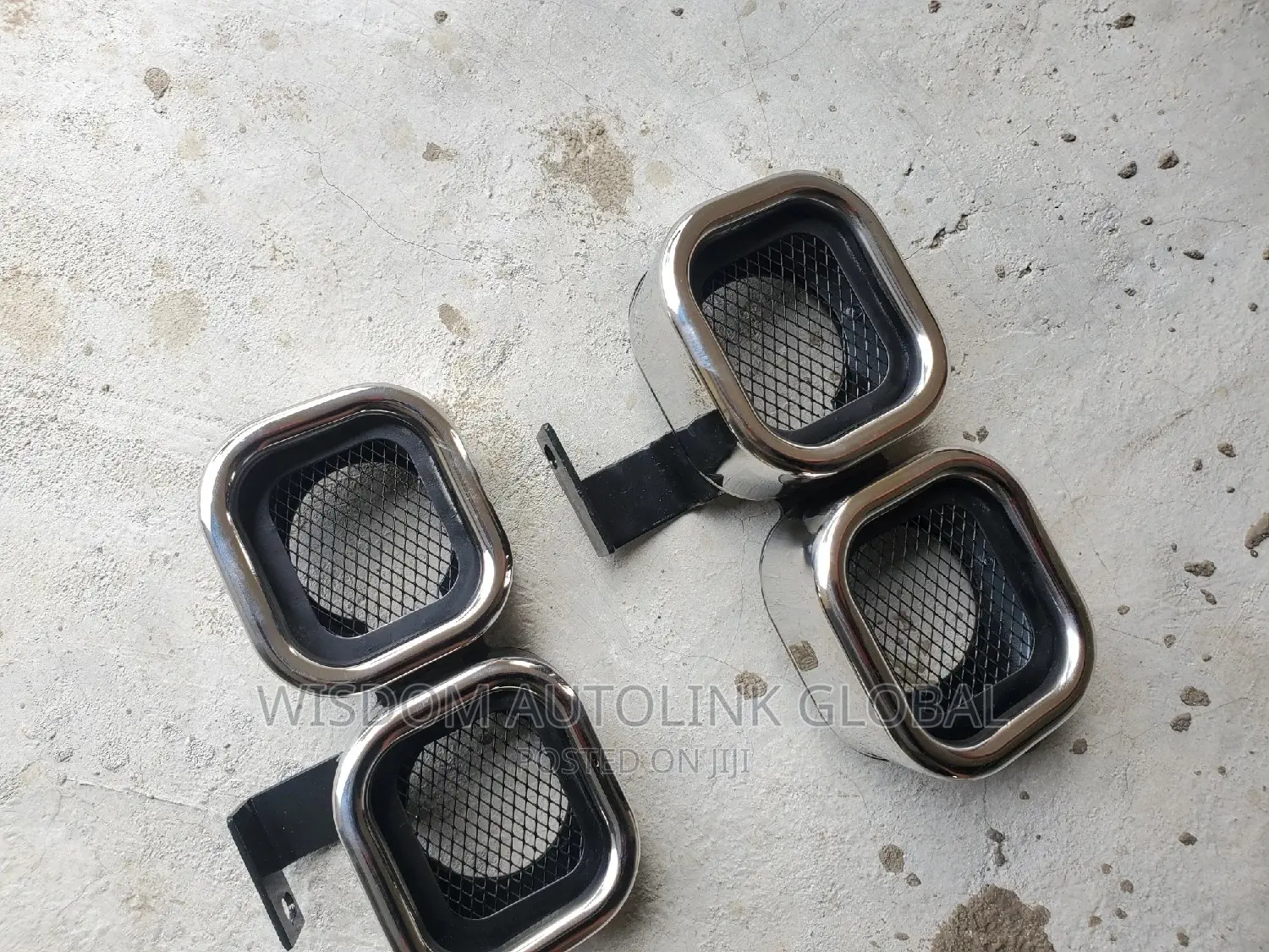 Exhaust Chrome Or Mouth For Toyota Land Cruiser Prado 2021