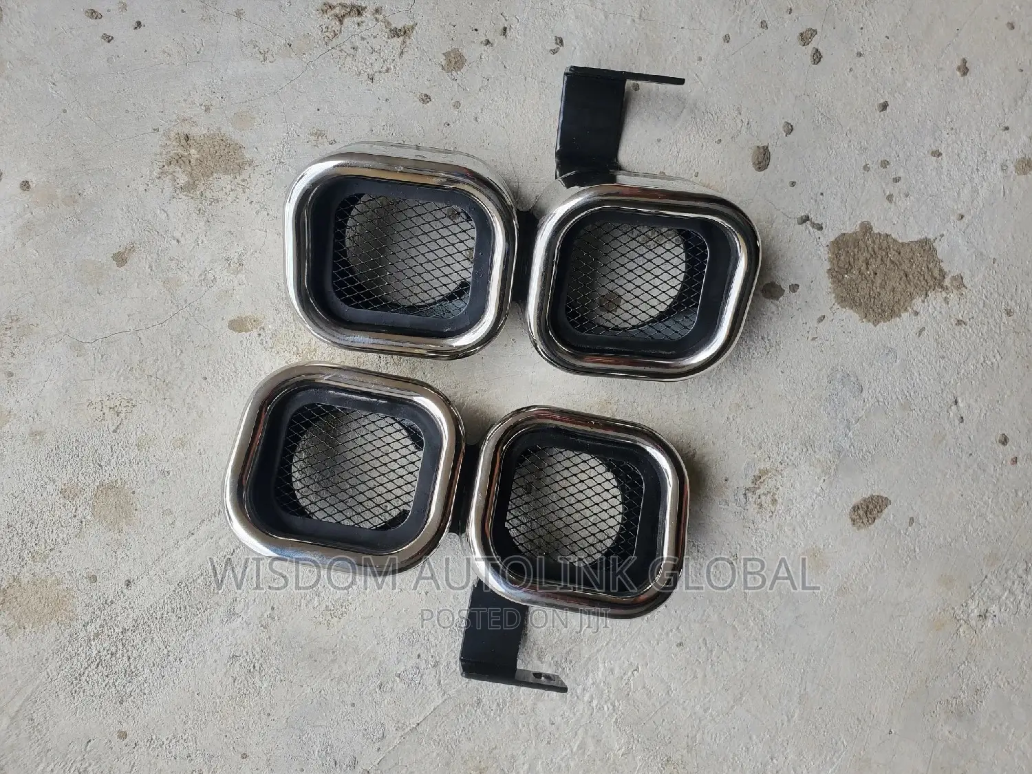 Exhaust Chrome Or Mouth For Toyota Land Cruiser Prado 2021