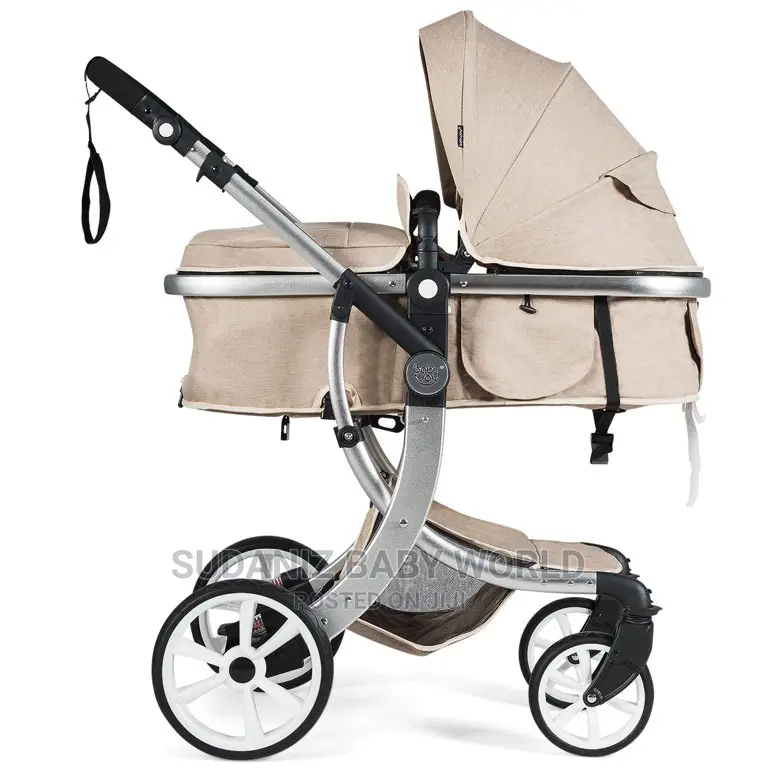 Costway Folding Aluminum Infant Bassinet Reversiblestroller