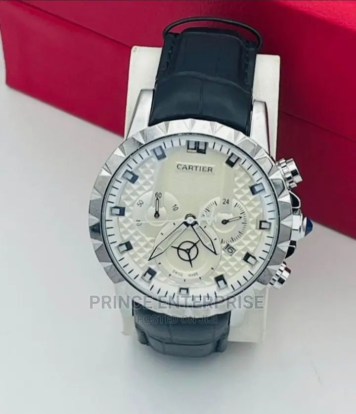 Cartier's Leather Wristwatch