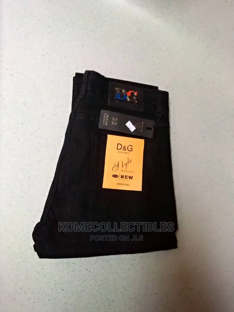 Black Quality Jeans Trousers