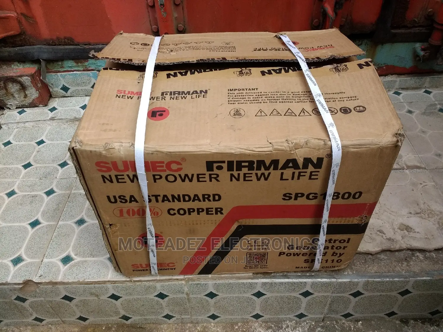Sumec Firman 1.5kva 100% Copper Coil Generator