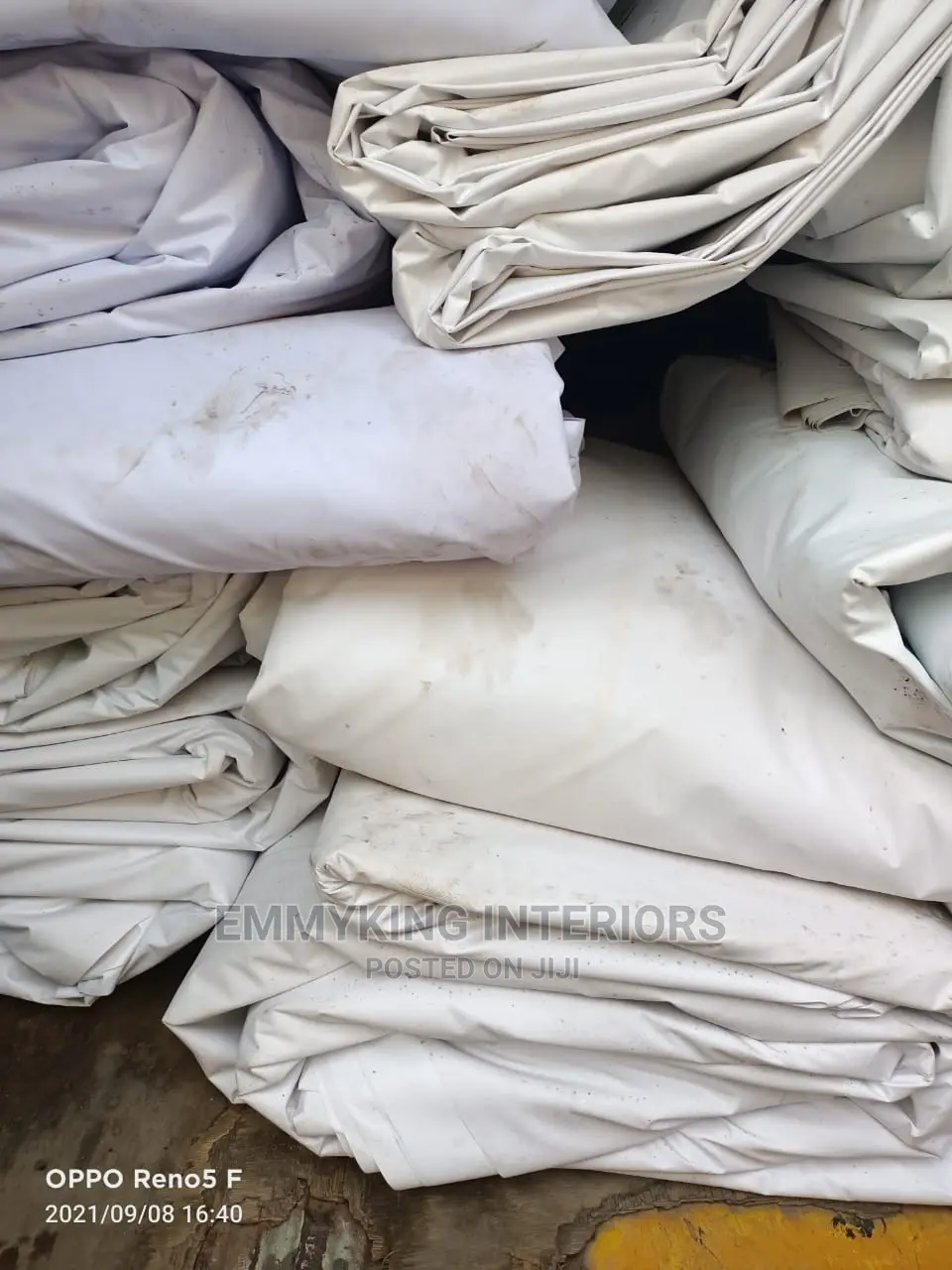 Thick White Tarpaulin