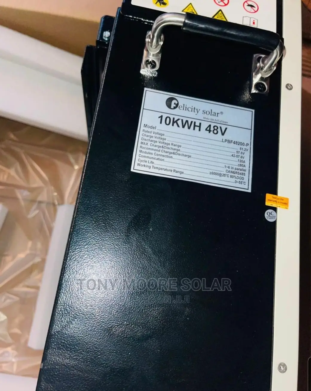 10kwh 200ah 48v Felicity Solar Upgraded Lithium Ion Battery