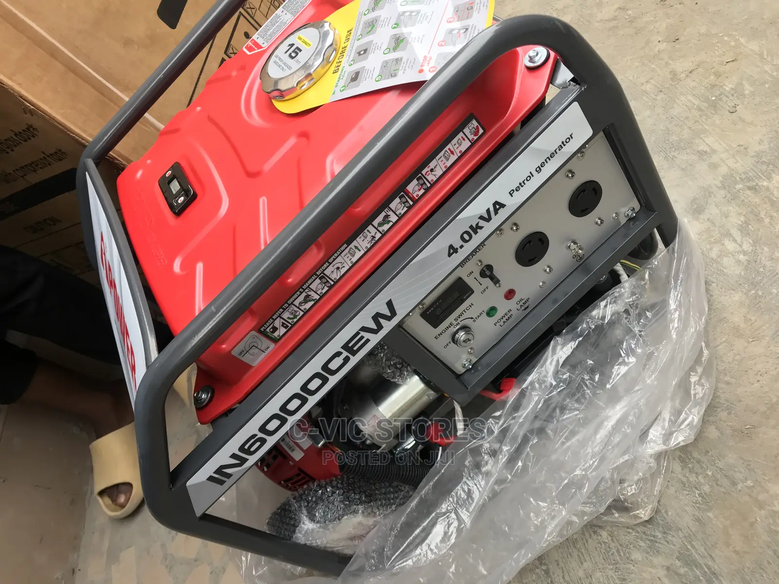 Ipower4.0kva IN 6000cewgenerator, Key Starter