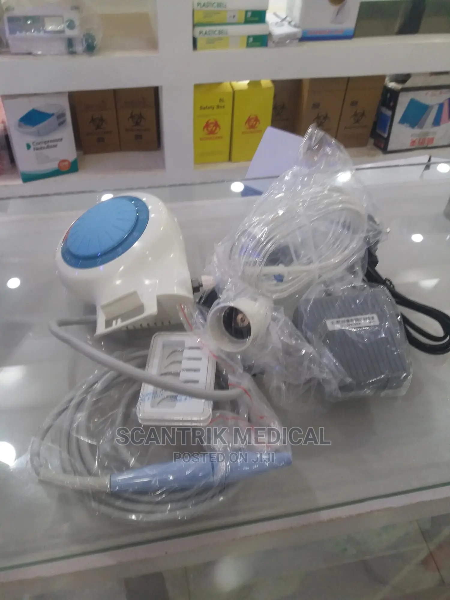 Dental Ultrasonic Scaler Portable Handpiece 5 Tips