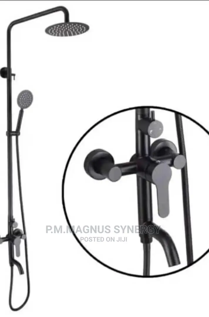 England Standard Anti Rust Black Shower Mixer Tap.
