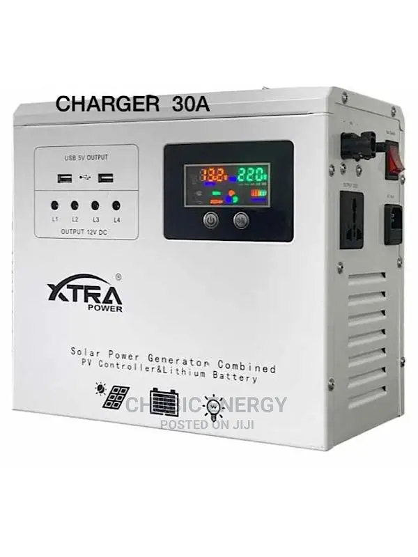 Xtrapower 600watt Solar Lithium Generator With 110w Panel
