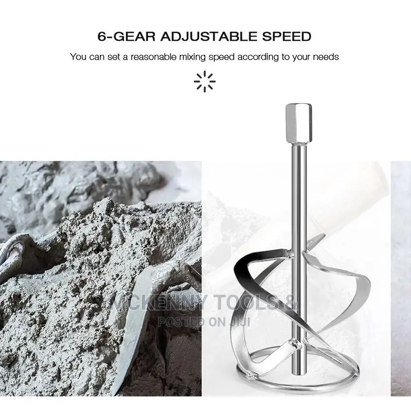 2000W 800RPM 220V 6 Speed Paddle Industrial Electric Mixer