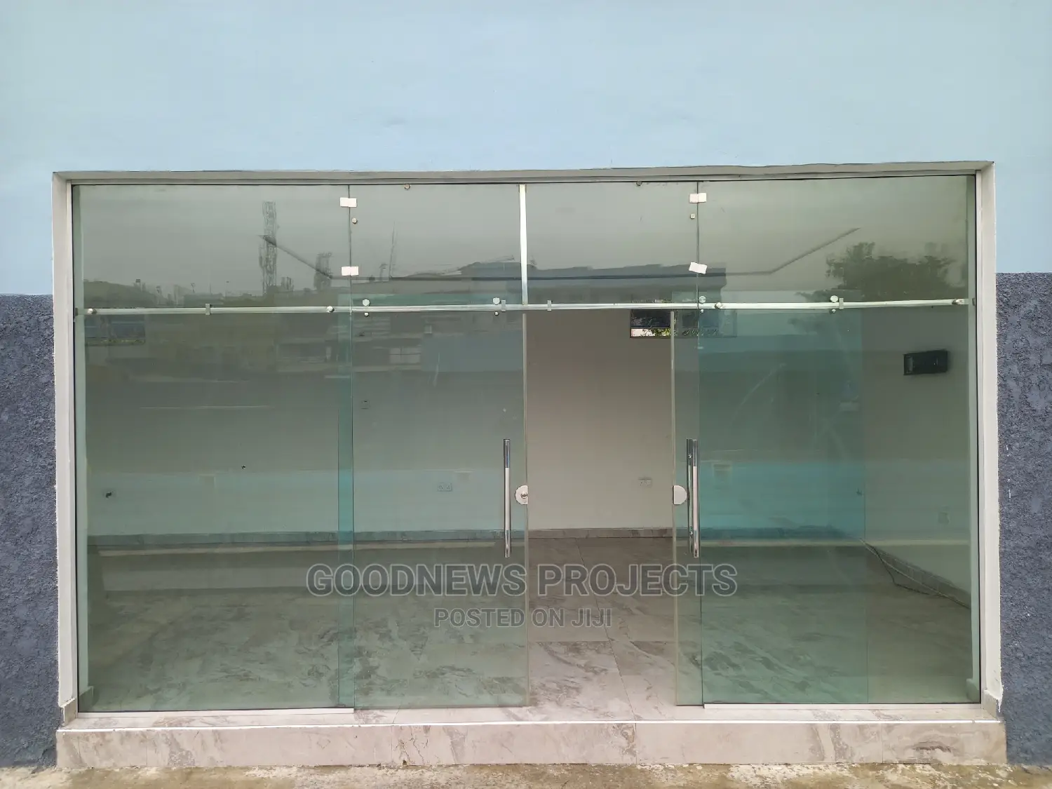 Bar Entrance Glass Door