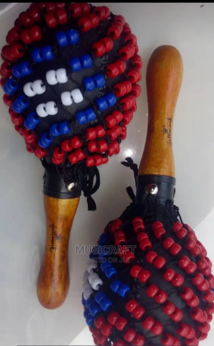 Pair of Maracas With Beads