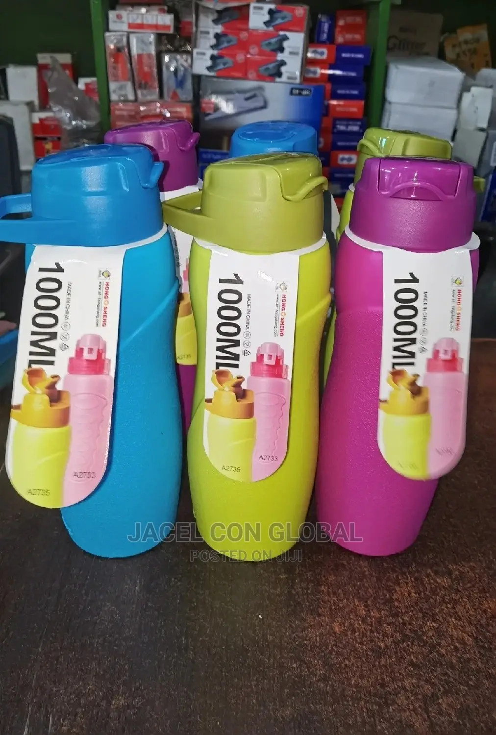Waterbottle in 1000ml With Straw