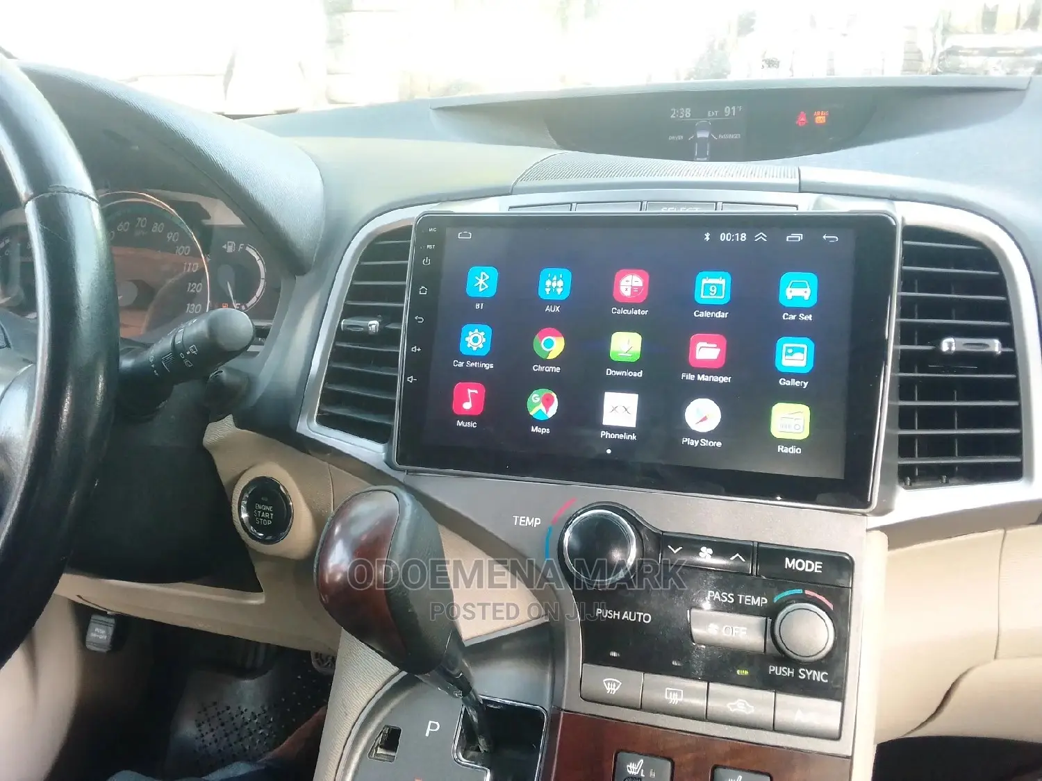 Toyota Vanza Android DVD Navigation System Camera  GPS Map
