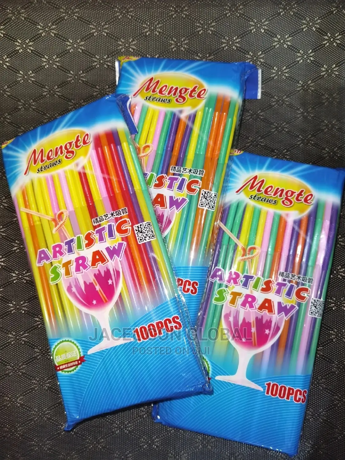 Artistic Straw (By 100 Pieces)