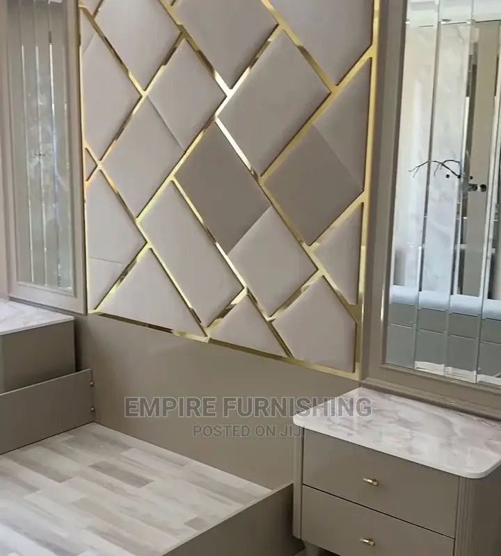 Lovely Bed Frame High Head Board