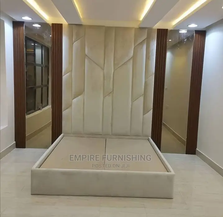 Lovely Bed Frame High Head Board
