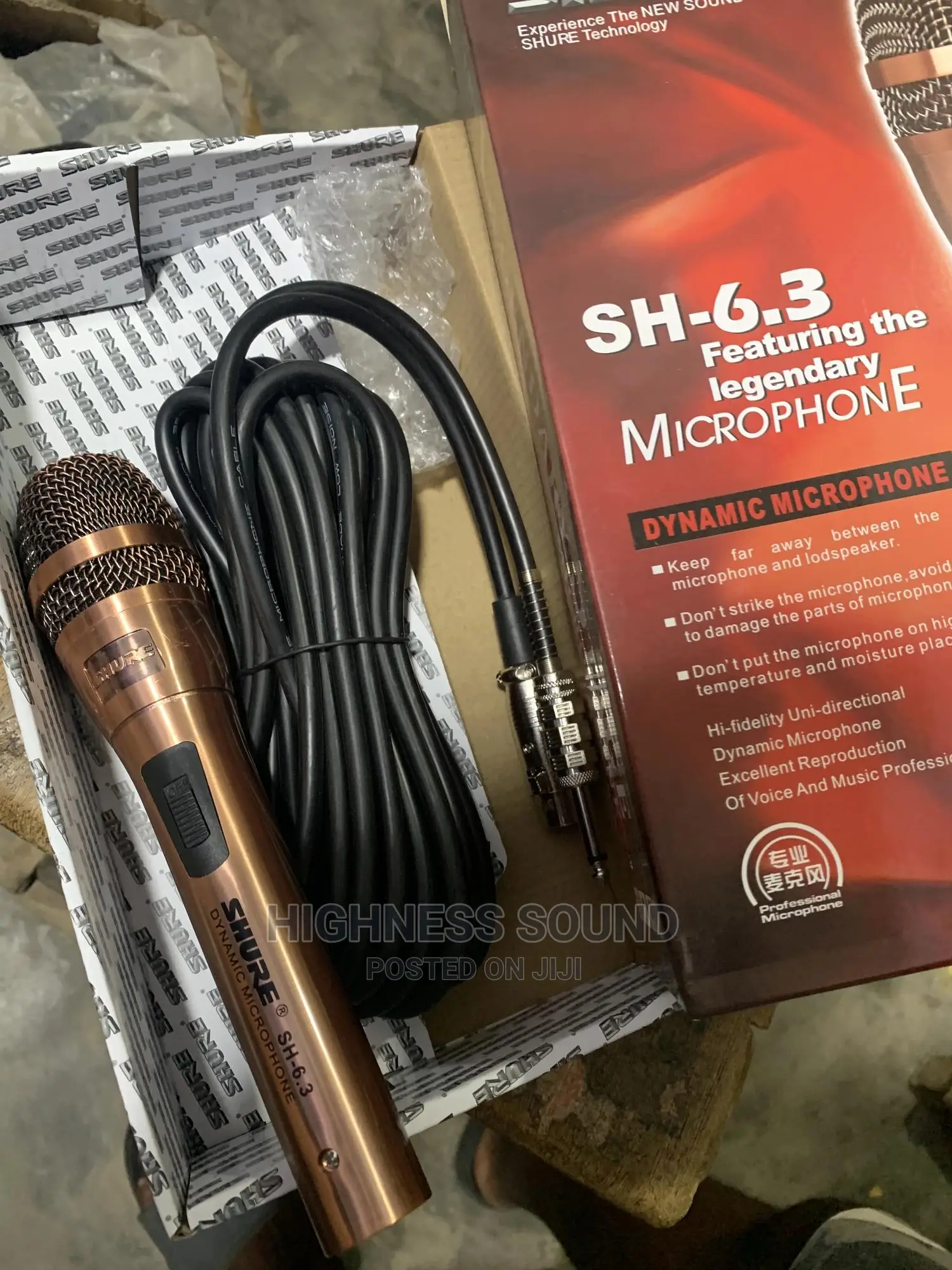 Shure Wired Mic Sh 6.3