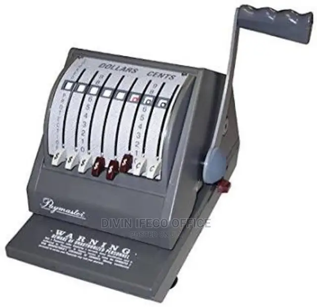 Manual Check Writer