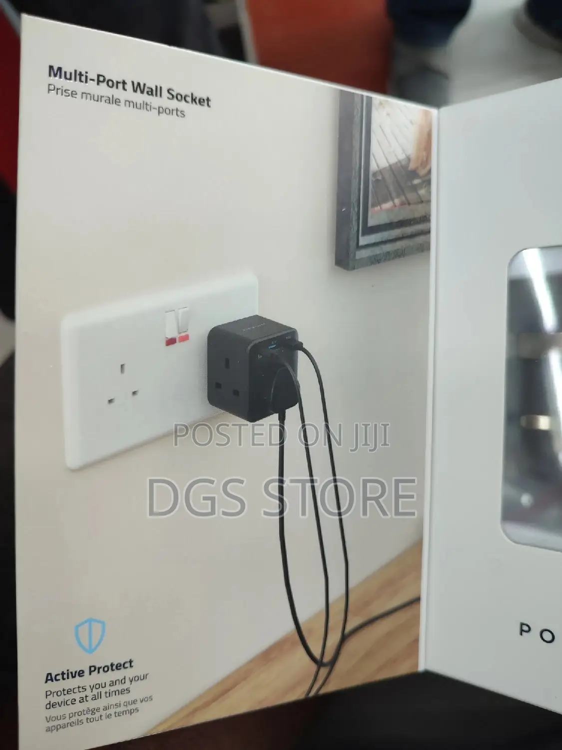 Powerology 3 Outlet Wall Socket With Fast Charging Usb Pd20w