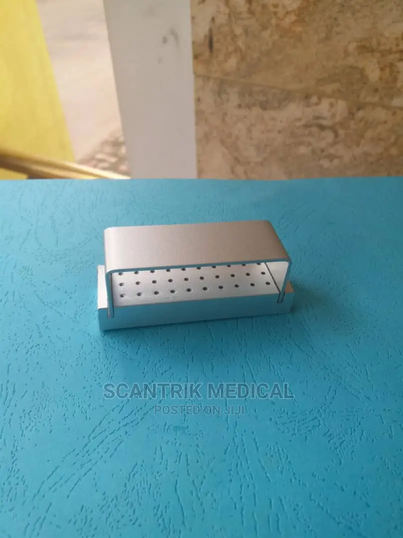 Strong and Durable Dental Burs Open Box