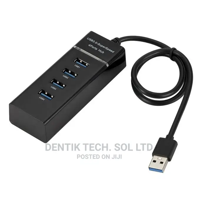 High Speed 4 Port USB 3.0 Multi HUB Splitter Expansion USB