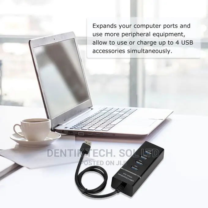 High Speed 4 Port USB 3.0 Multi HUB Splitter Expansion USB