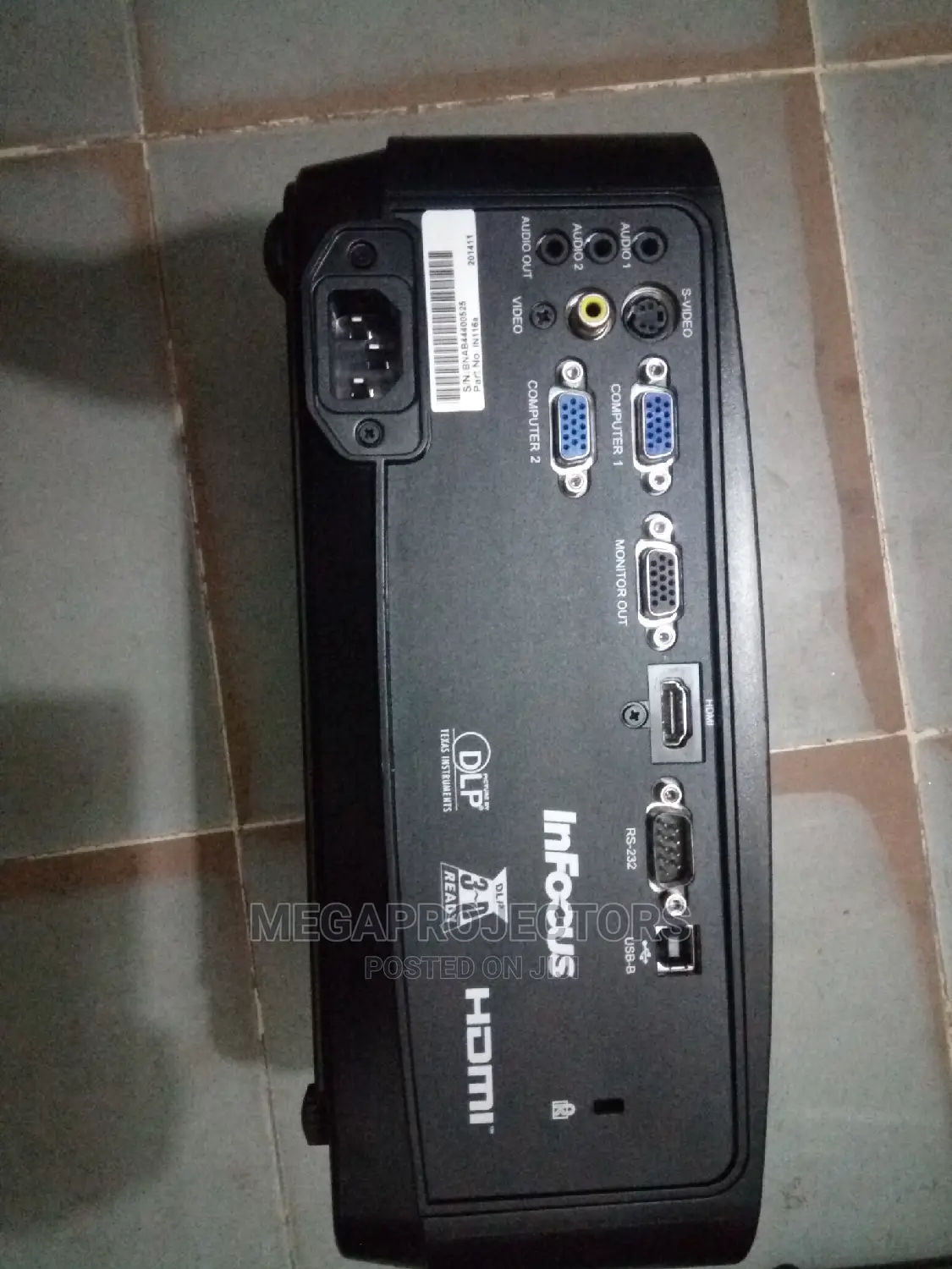 Black Infocus Portable Projector
