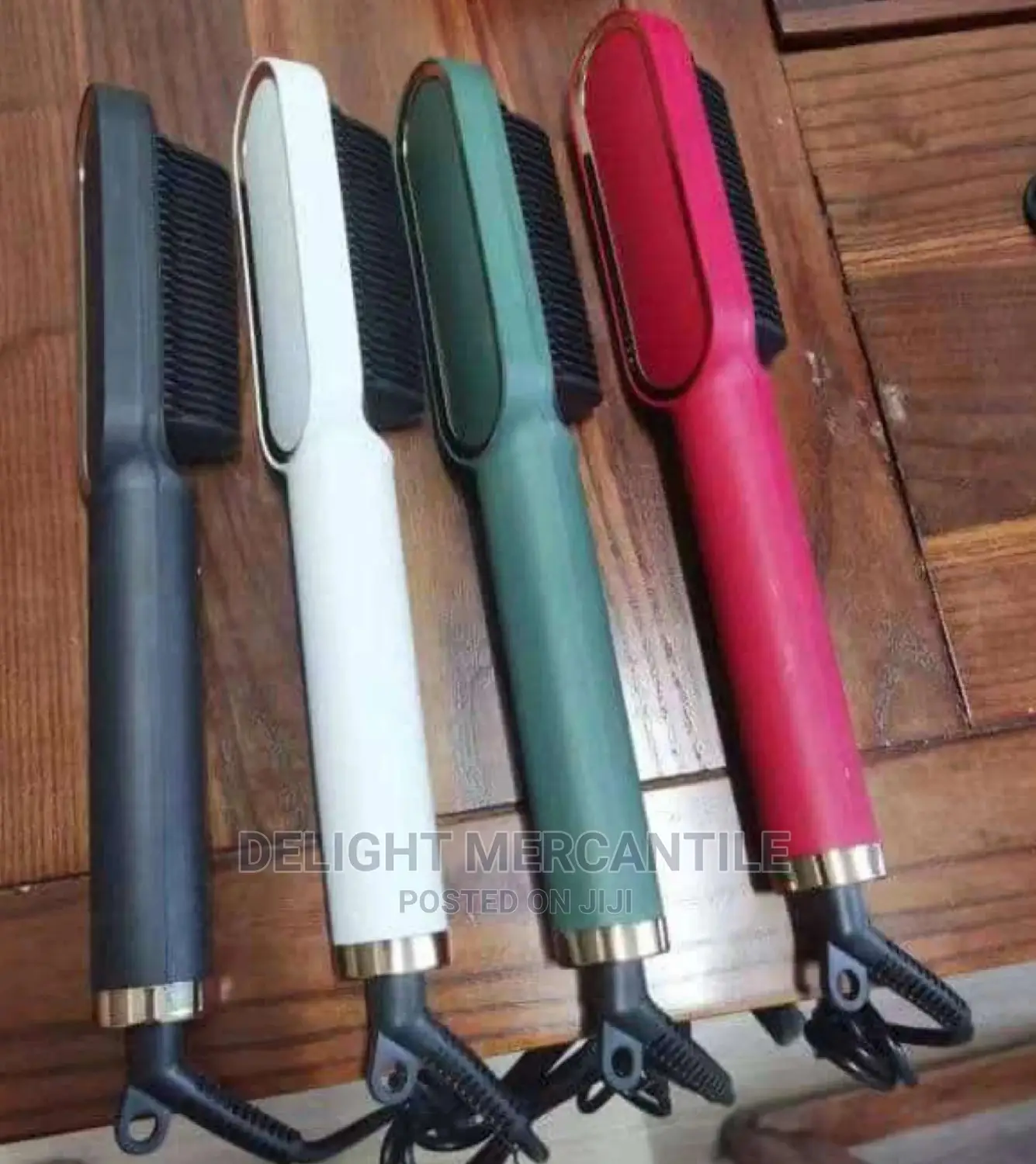 Hot Comb Professional Hair Straightener Brush Curler