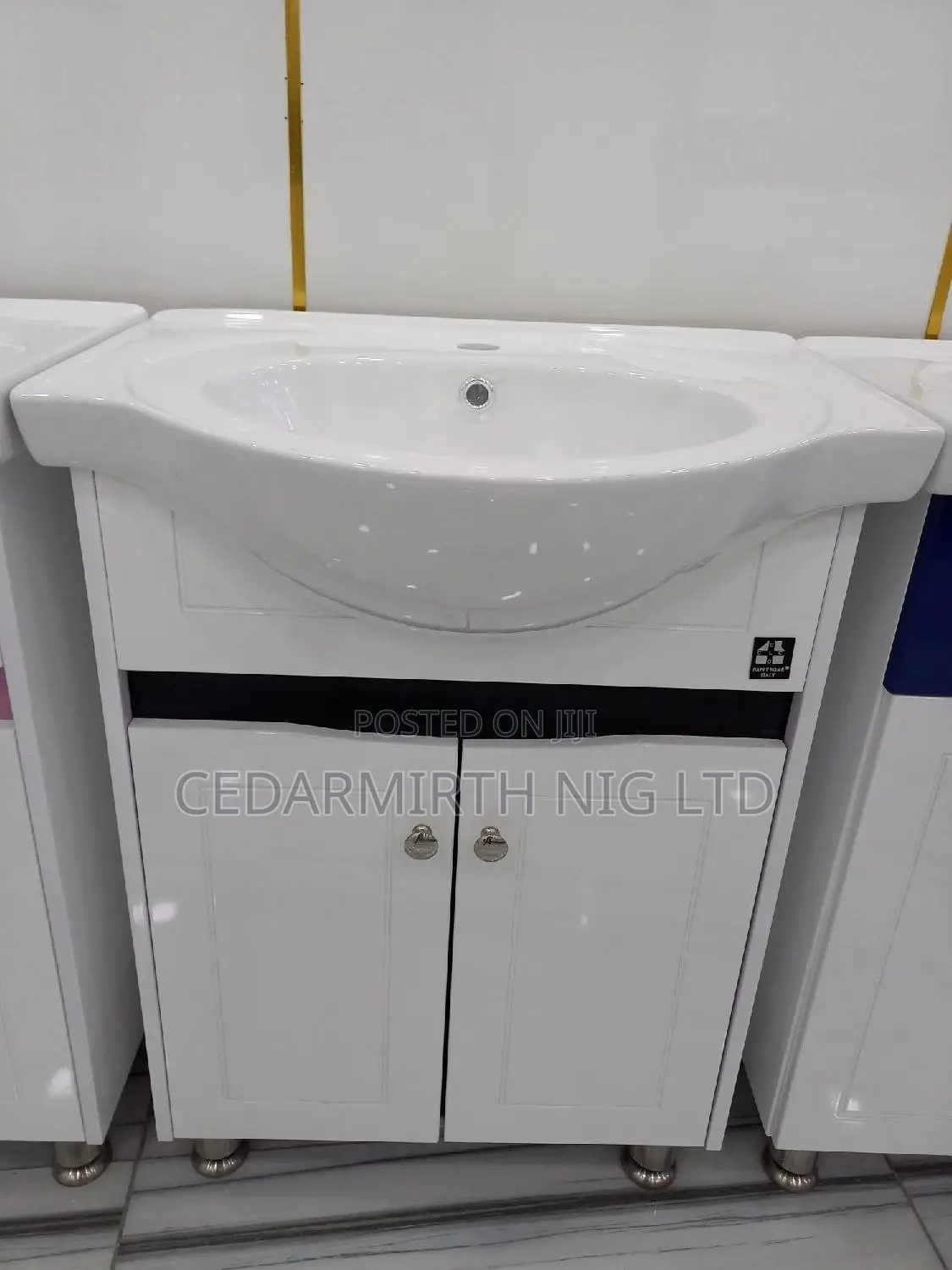 Hhome White 02 Cabinet Basin