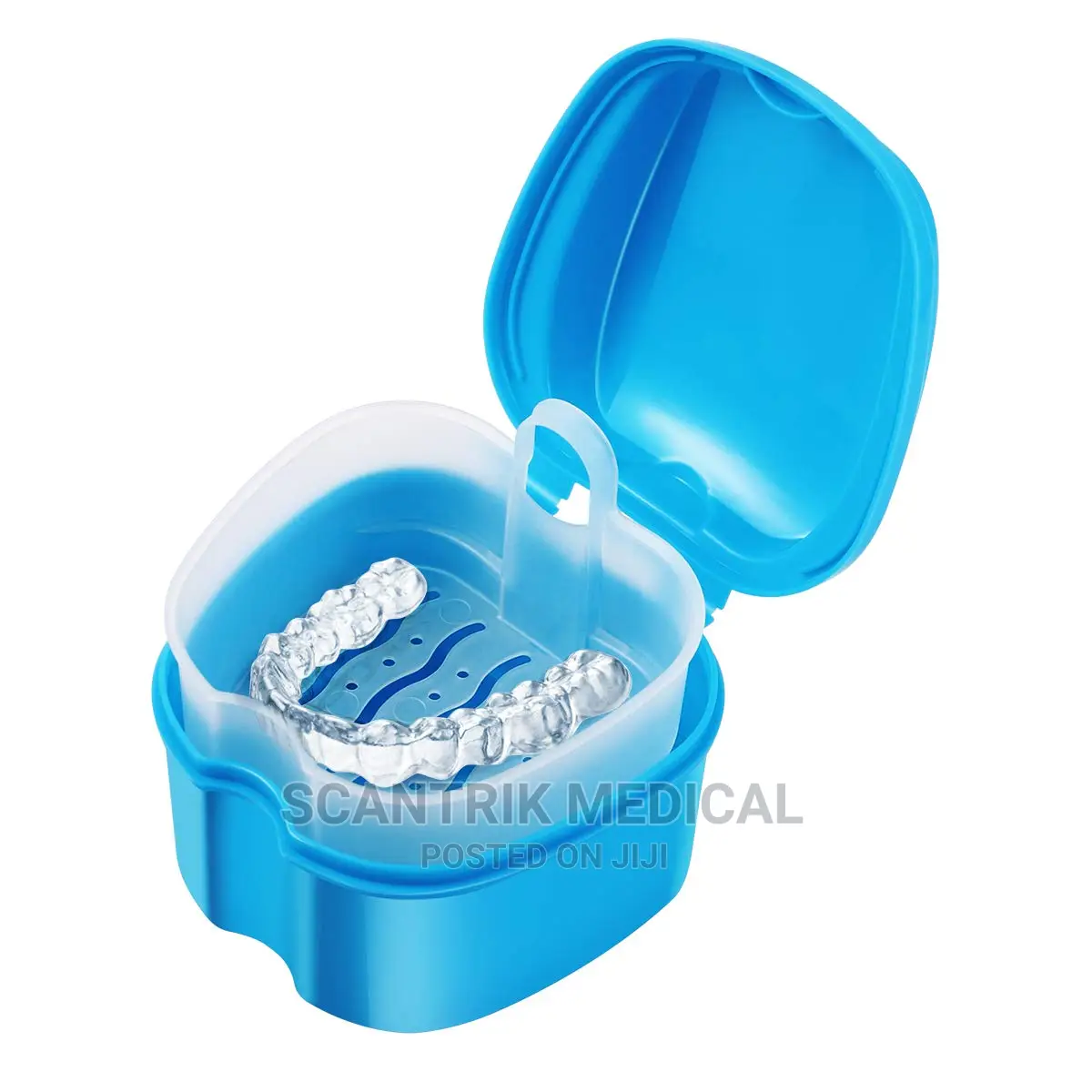 Denture False Teeth Storage Box With Filter Screen Dental
