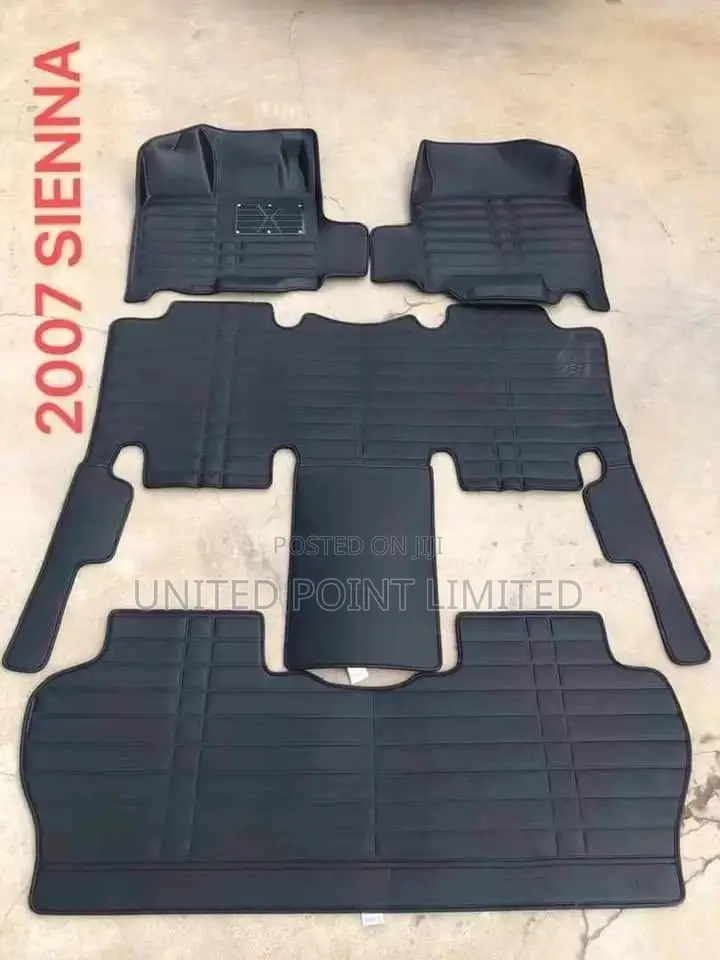 Black Sienna Leather Footmat