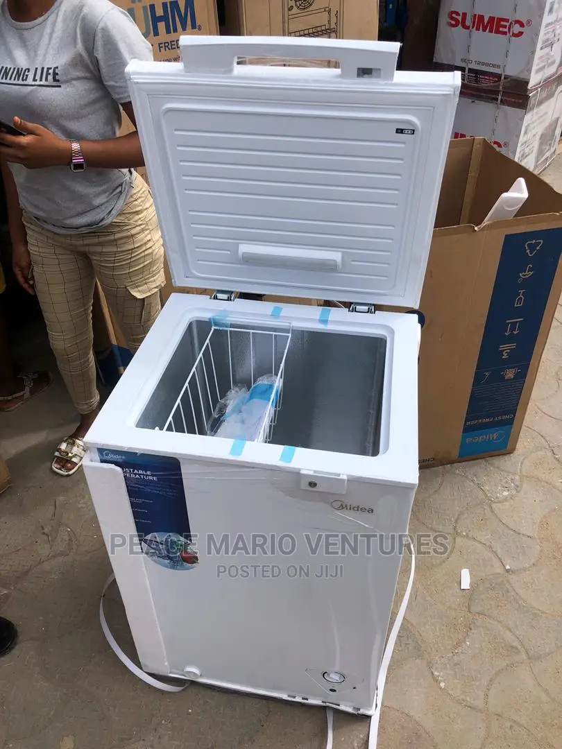 Quality Midea Freezer 100litres,With 2years Warranty.