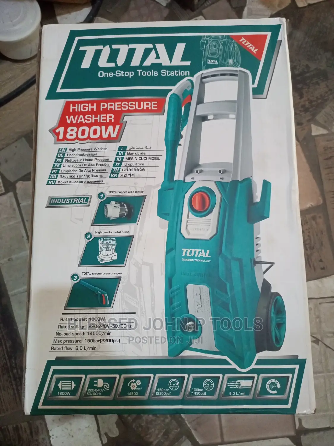 High Pressure Washer 1800W
