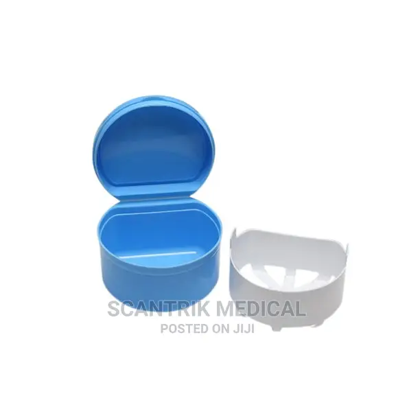 1pc False Tooth Rinsing Case Teeth Holder Denture Box
