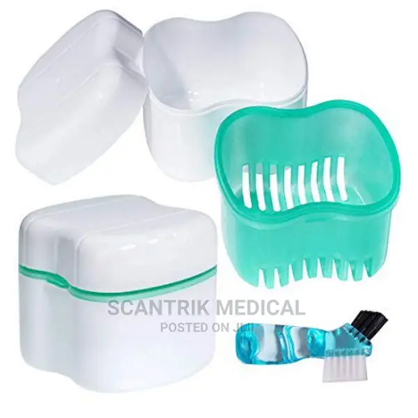 Denture Box Retainer Case Holder Dental Teeth Storage