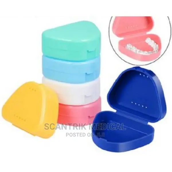 Denture Retainer Case Box Mouthguard Container Tooth Storage