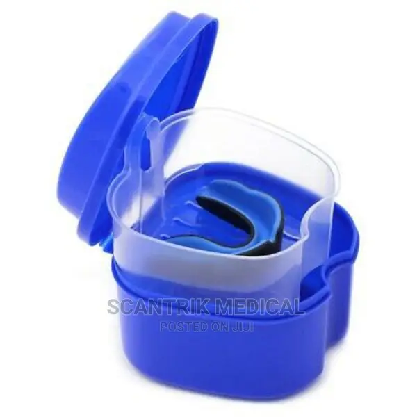 Denture Box Case Bath Cleaning Teeth Retainer Denture