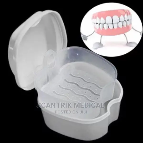 Denture Bath Appliance Bath Cleaning Cup Dental Retainer
