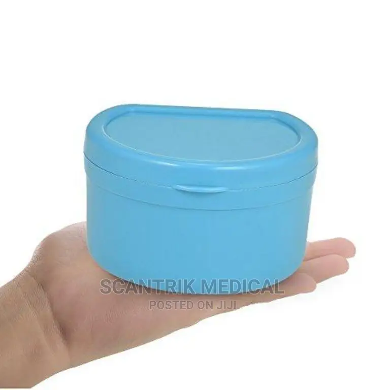 Retainer Teeth Storage Box With Basket Net Holder for Travel