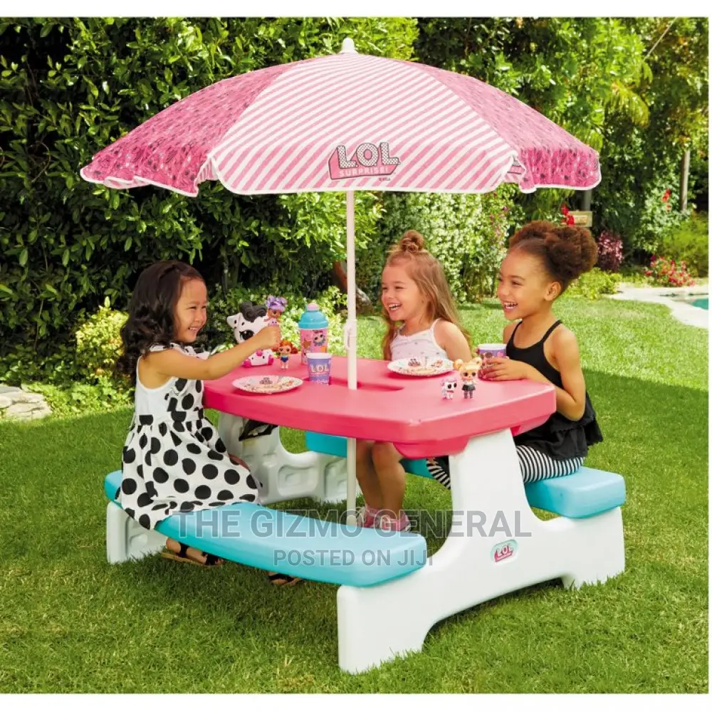 LOL Surprise Birthday Party Table With Umbrella