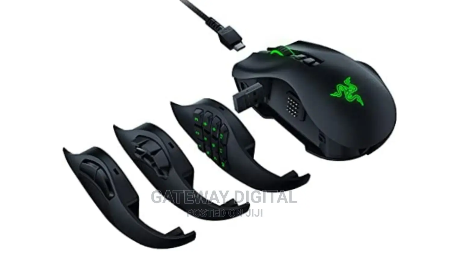 Razer Naga Pro Wireless Gaming Mouse-Black