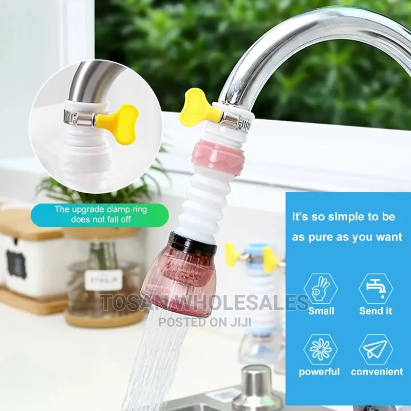 Extendable Faucet Splash Filter